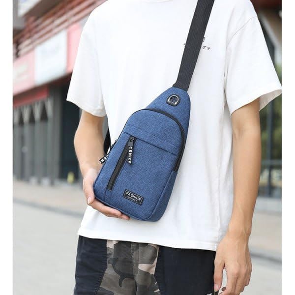 Trendy Crossbody Sling Bag for Men & Women | Stylish Travel Chest Shoulder Bag | Waterproof Casual Messenger Bag for Outdoor, Office & College