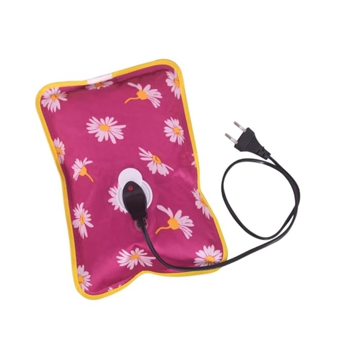 Electric Hot Water Bag for Pain Relief | Heating Pad for Back, Neck, Shoulder, Stomach & Cramps | Heat Therapy Warm Bag (Multicolor)