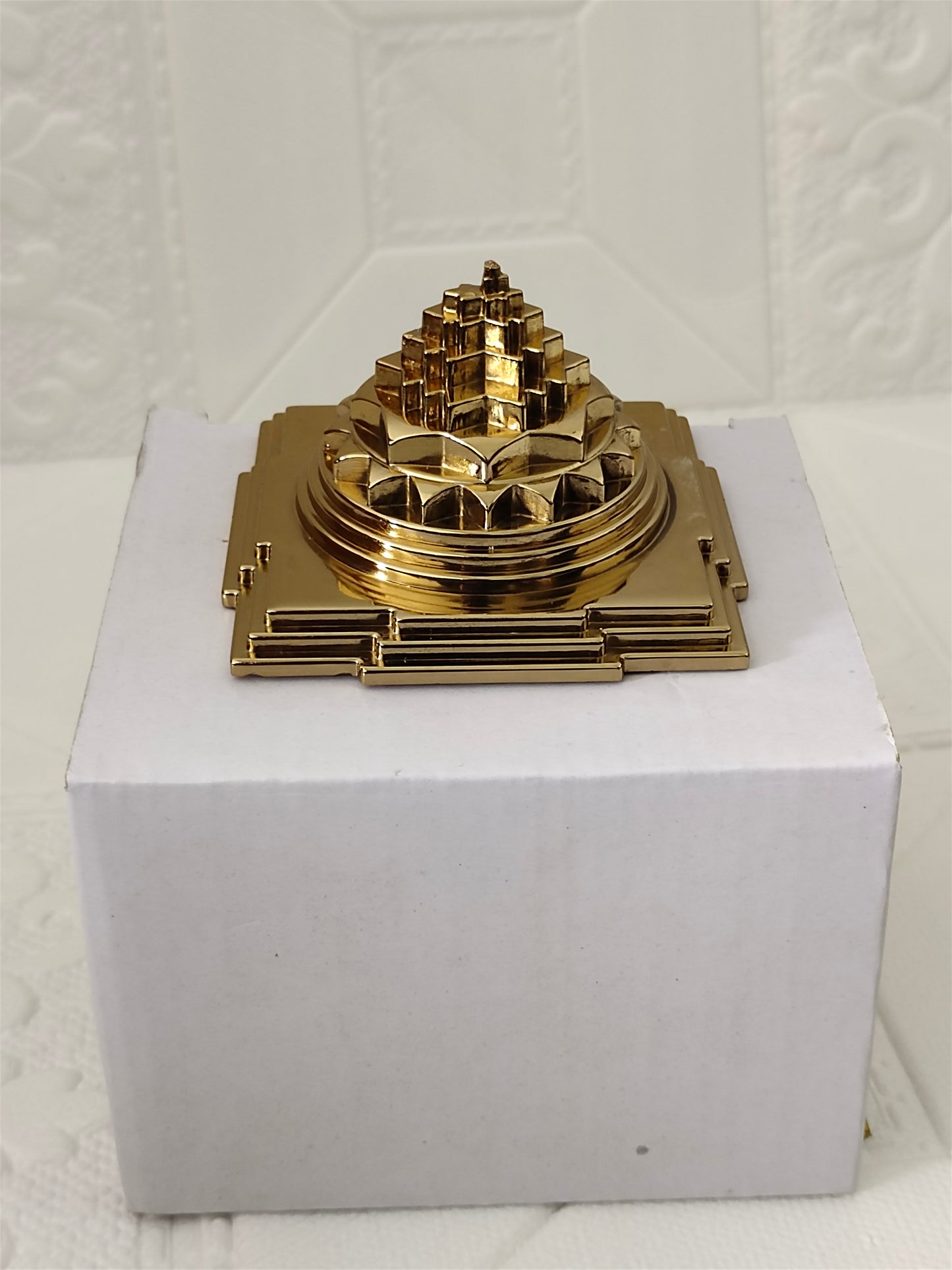 Golden Brass Shree Yantra