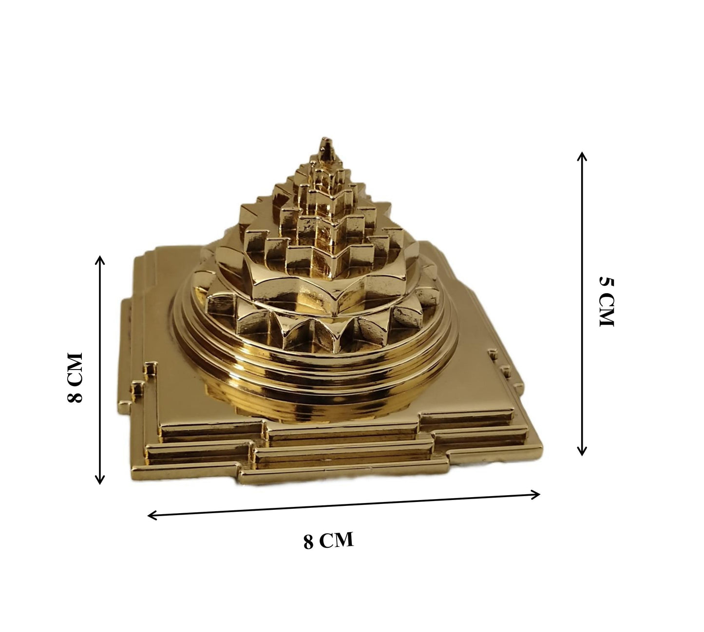 Golden Brass Shree Yantra