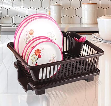 Plastic Durable Kitchen Drainer Dish Rack