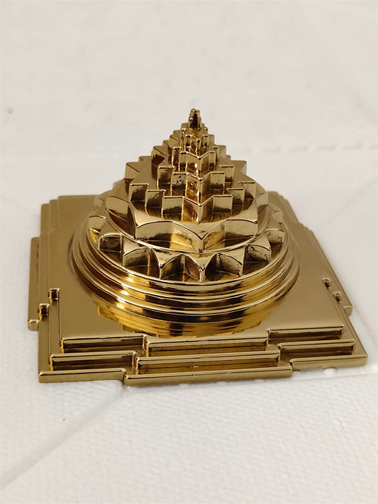 Golden Brass Shree Yantra