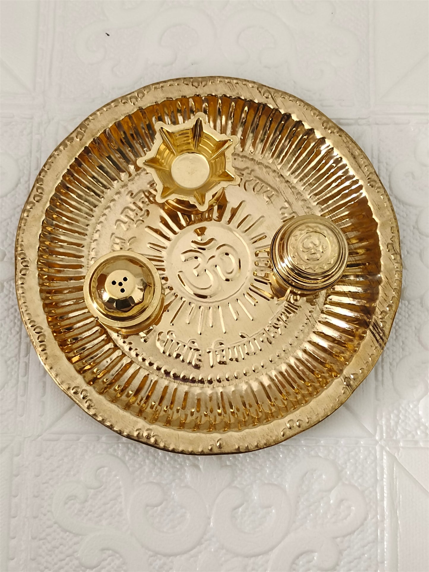 Heritage Brass Aarti Plate